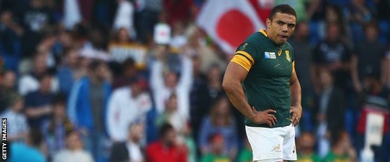 South Africa conceded 12 penalties to Japan's eight in the match