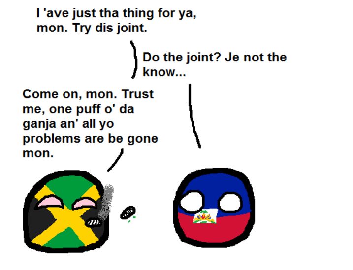 ジャマイカがハイチに大麻のやり方教えるよ (3)