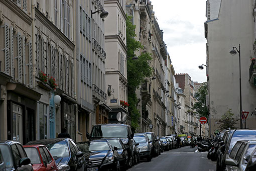 パリの道